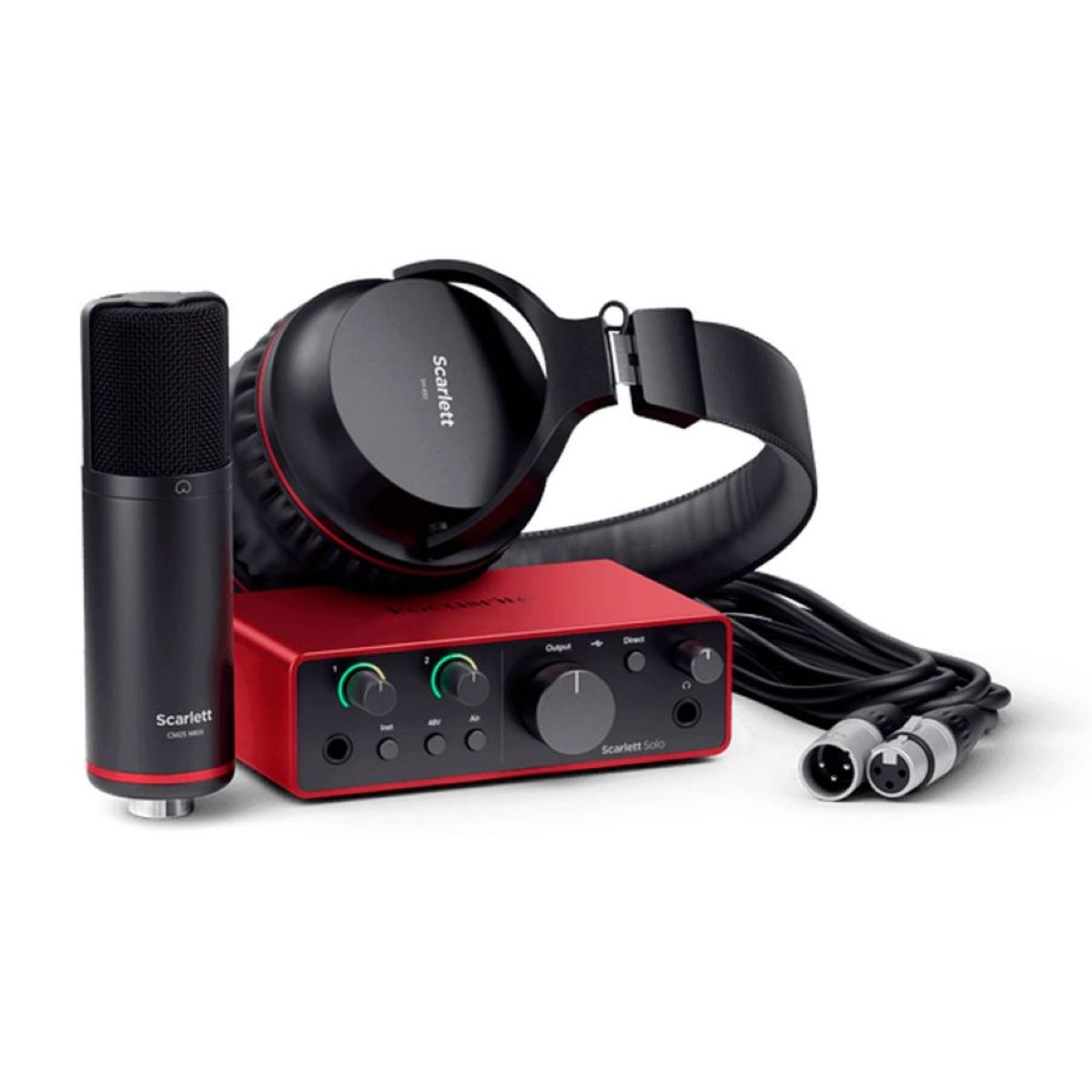FOCUSRITE - Pack De Estudio Focusrite Scarlett Solo Estudio 4th Gen