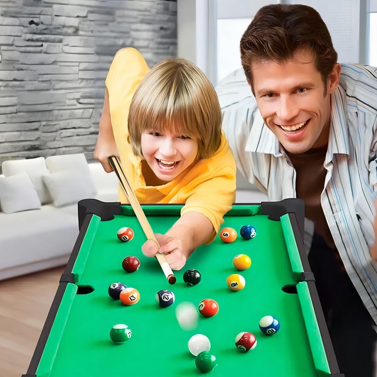 GENERICO - Mini Mesa De Pool Mesa De Billar Niños Juguete Juego De Mesa