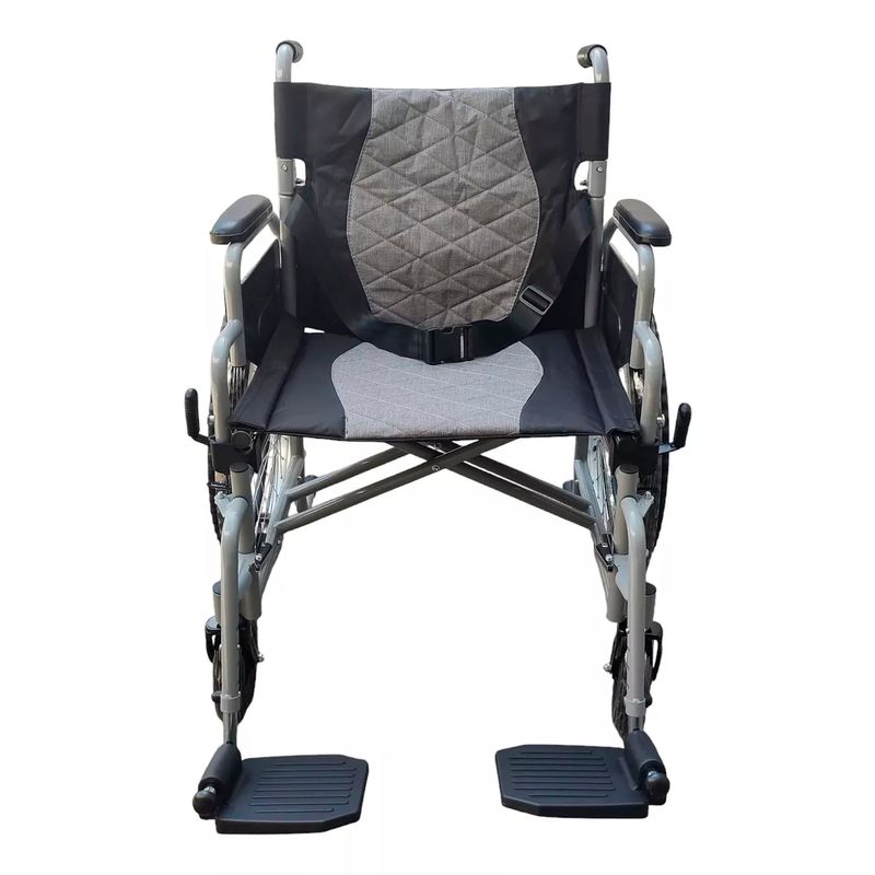 GENERICO - Silla De Ruedas Bariatrica Plegable Rueda Neumatica Trasera KJT605E