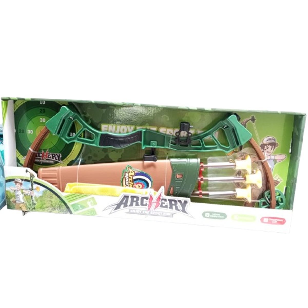 GENERICO - Juego de arco con flecha para niños