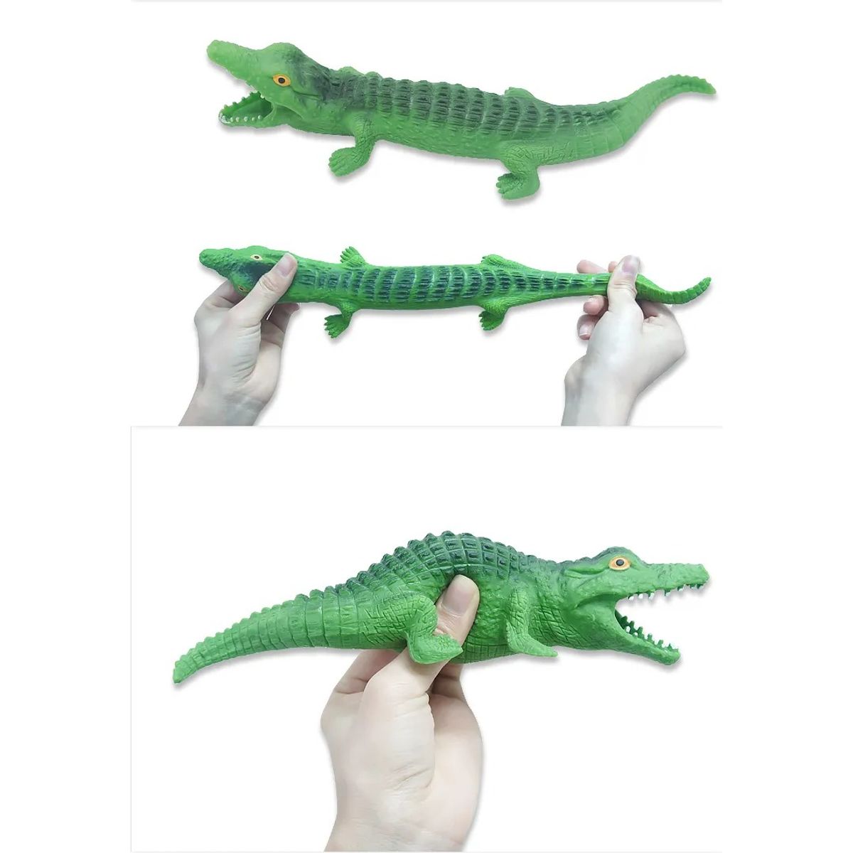 GENERICO - Squishy De Arena De Cocodrilo Realista Juguete Antiestres