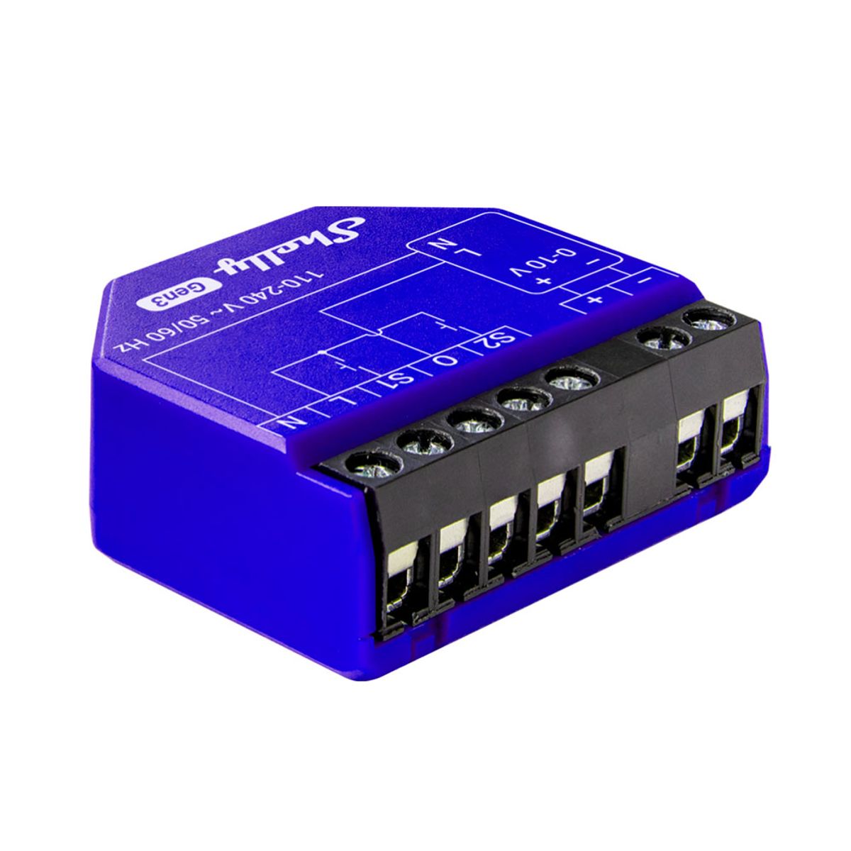 SHELLY - Regulador de Intensidad Dimmer 0 a 10V PM Gen3 Shelly