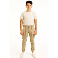 Pantalón Jogger Cargo Juvenil Tela Premium Slim Fit Urbano