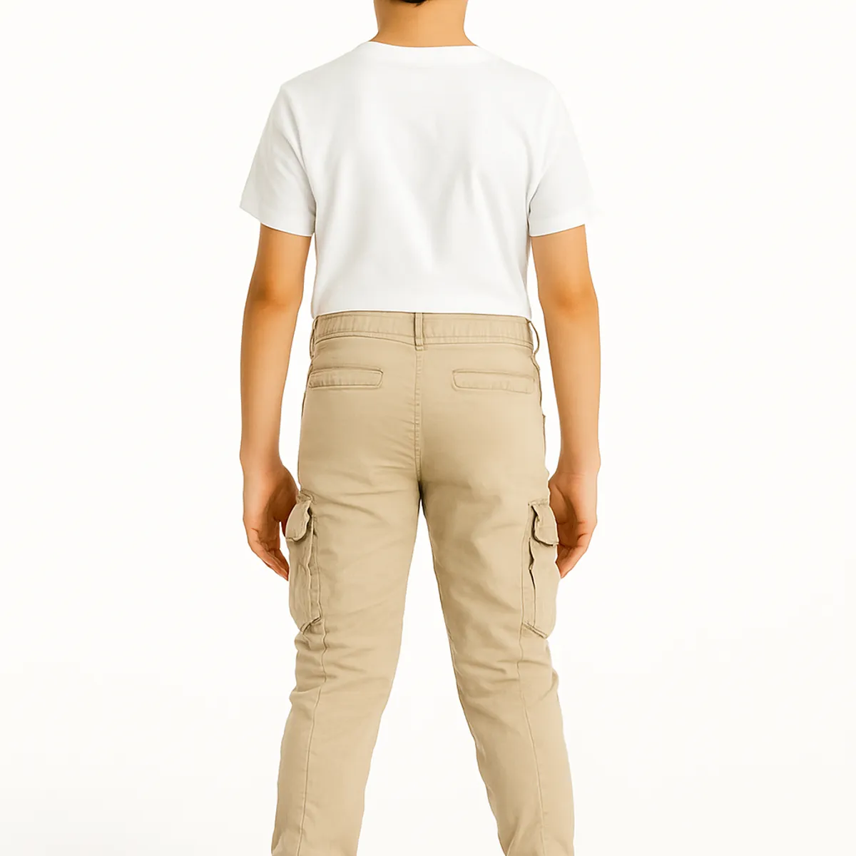 KIBOU - Pantalón Jogger Cargo Juvenil Tela Premium Slim Fit Urbano