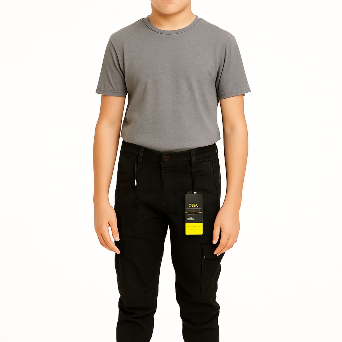 KIBOU - Pantalón Jogger Cargo Juvenil Tela Premium Slim Fit Urbano