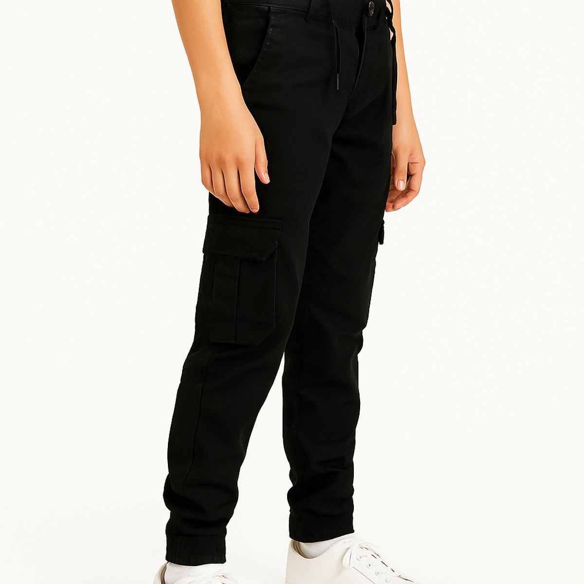 KIBOU - Pantalón Jogger Cargo Juvenil Tela Premium Slim Fit Urbano
