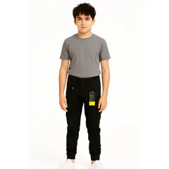 KIBOU - Pantalón Jogger Cargo Juvenil Tela Premium Slim Fit Urbano