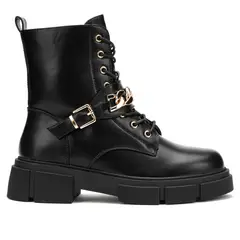CARBIN - Bota Mujer Negro String