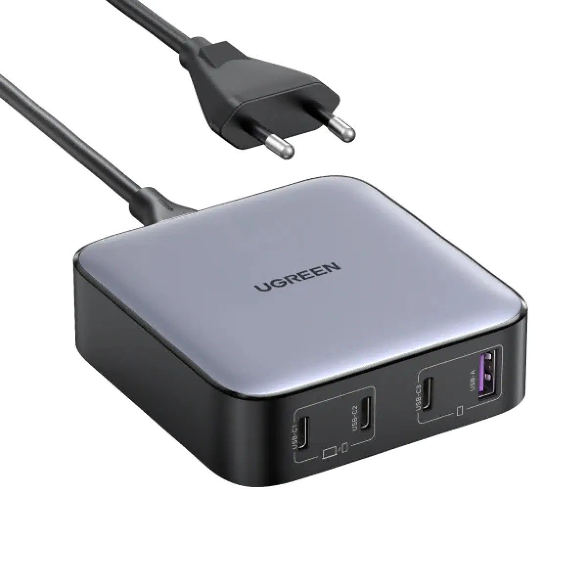 UGREEN - Combo Cargador 100W Ugreen + Cable USB-C 2.0 a USB-C 2.0 Ugreen