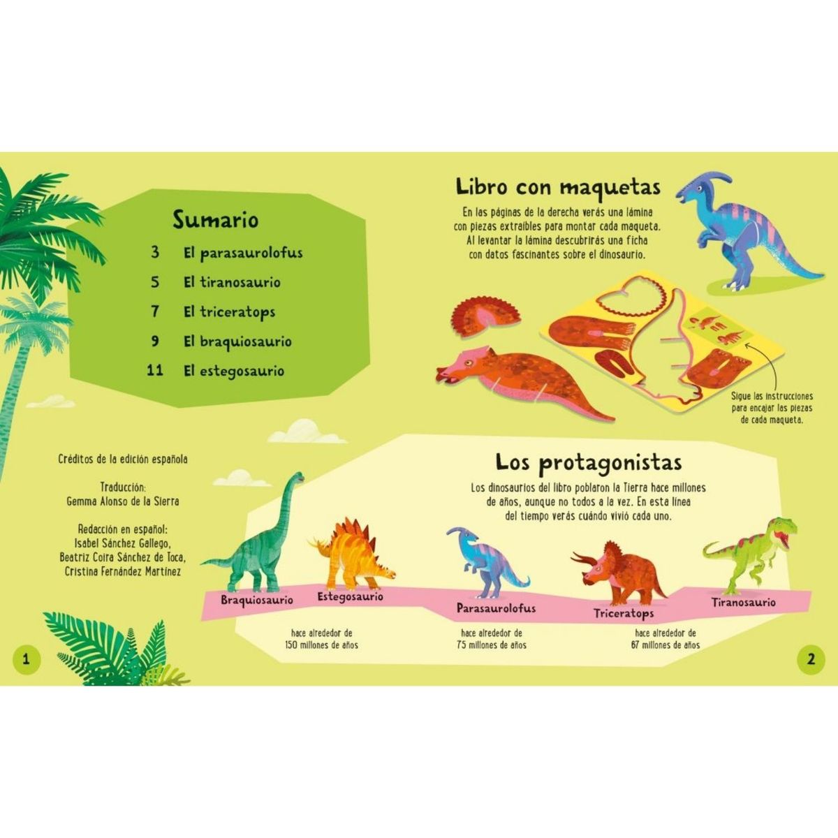 USBORNE - Dinosaurios. Construye en 3D