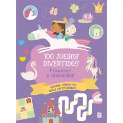 BALLON - Libro 100 juegos divertidos Princesas y unicornios
