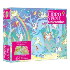 USBORNE - Unicornios. Libro y puzle (300 piezas)