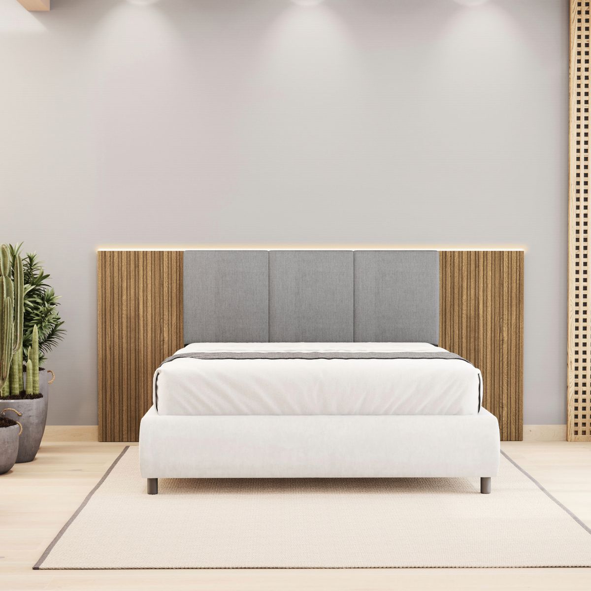 JDO & DESIGN - RESPALDO DUBAI LINO GRIS