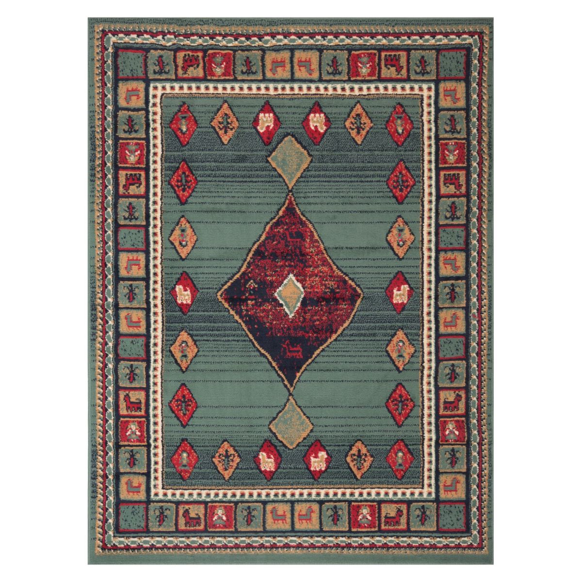 CANNON - Alfombra Zinnia Verde 133x180