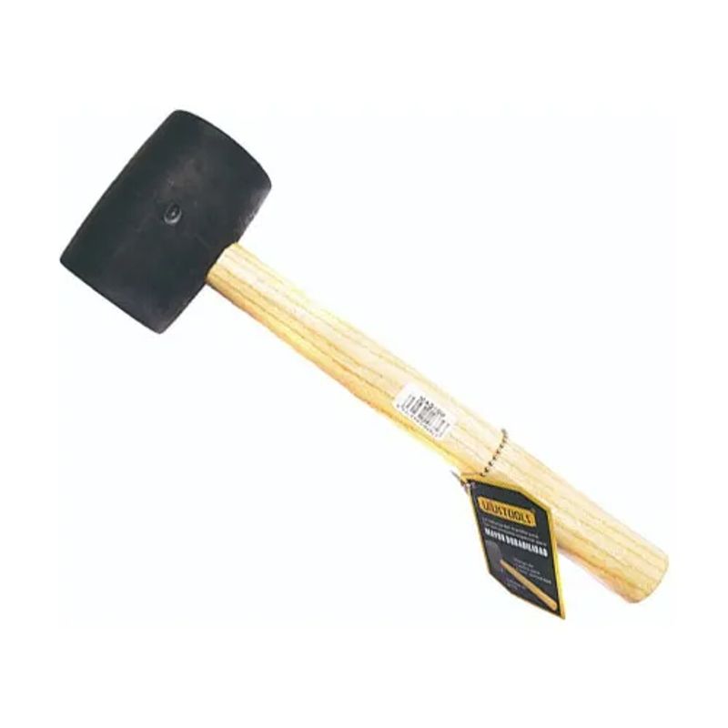 GENERICO - Martillo Maso De Goma 16 Onzas Mango Madera Martillo Maceta