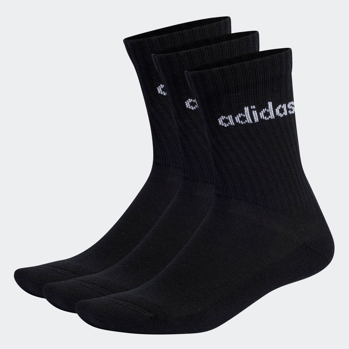 ADIDAS - Calcetines Acolchados Linear Crew 3 Pares