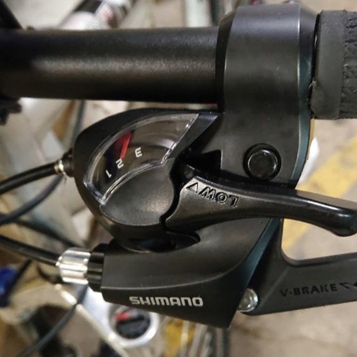 SHIMANO - Palanca Izquierda Freno Cambio 3V Shimano Tourney ST-EF41-L