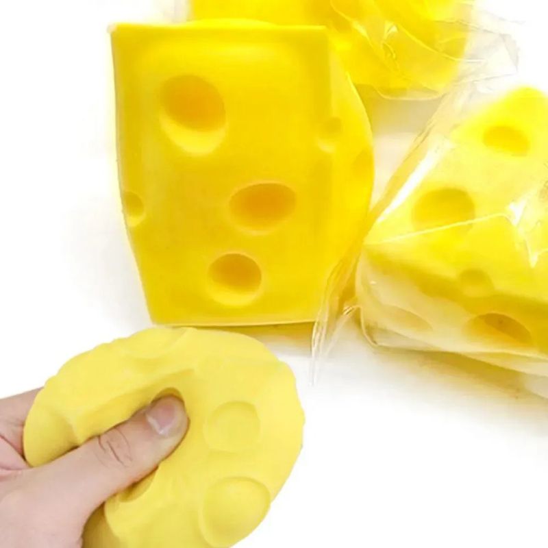 GENERICO - Juguete Queso Squishy Antiestrés Para Niños Y Adultos