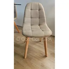 CORI CORI - Silla Capitonne Lino Beige