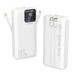 KBOD - Batería Power Bank 20000mah Md-12412 Panel Digital Blanco