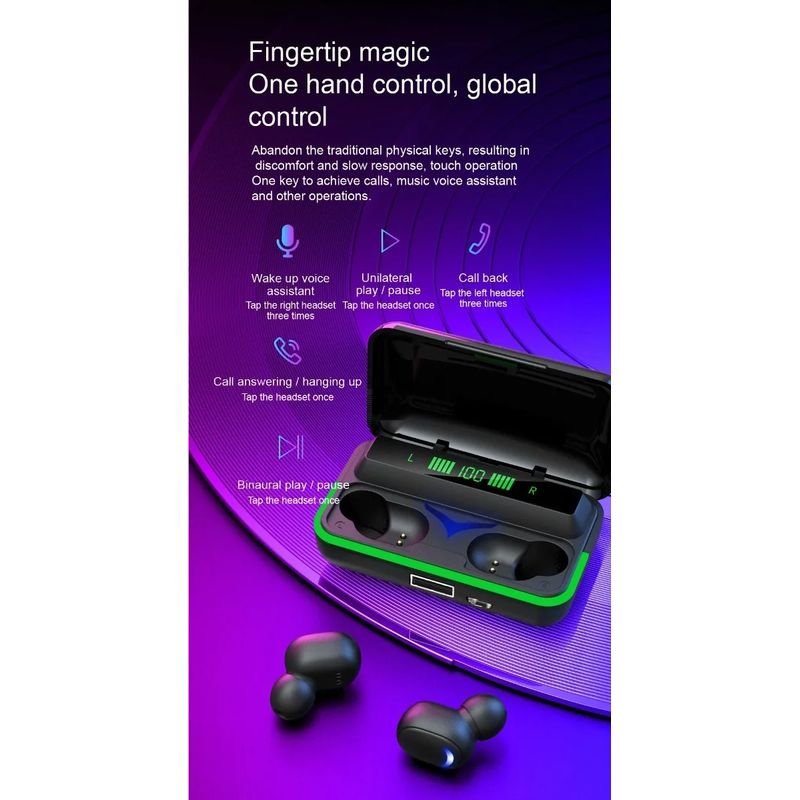 GENERICO - Audífonos In-ear Inalámbricos E10 Buds Gamer Bluetooth 5.1