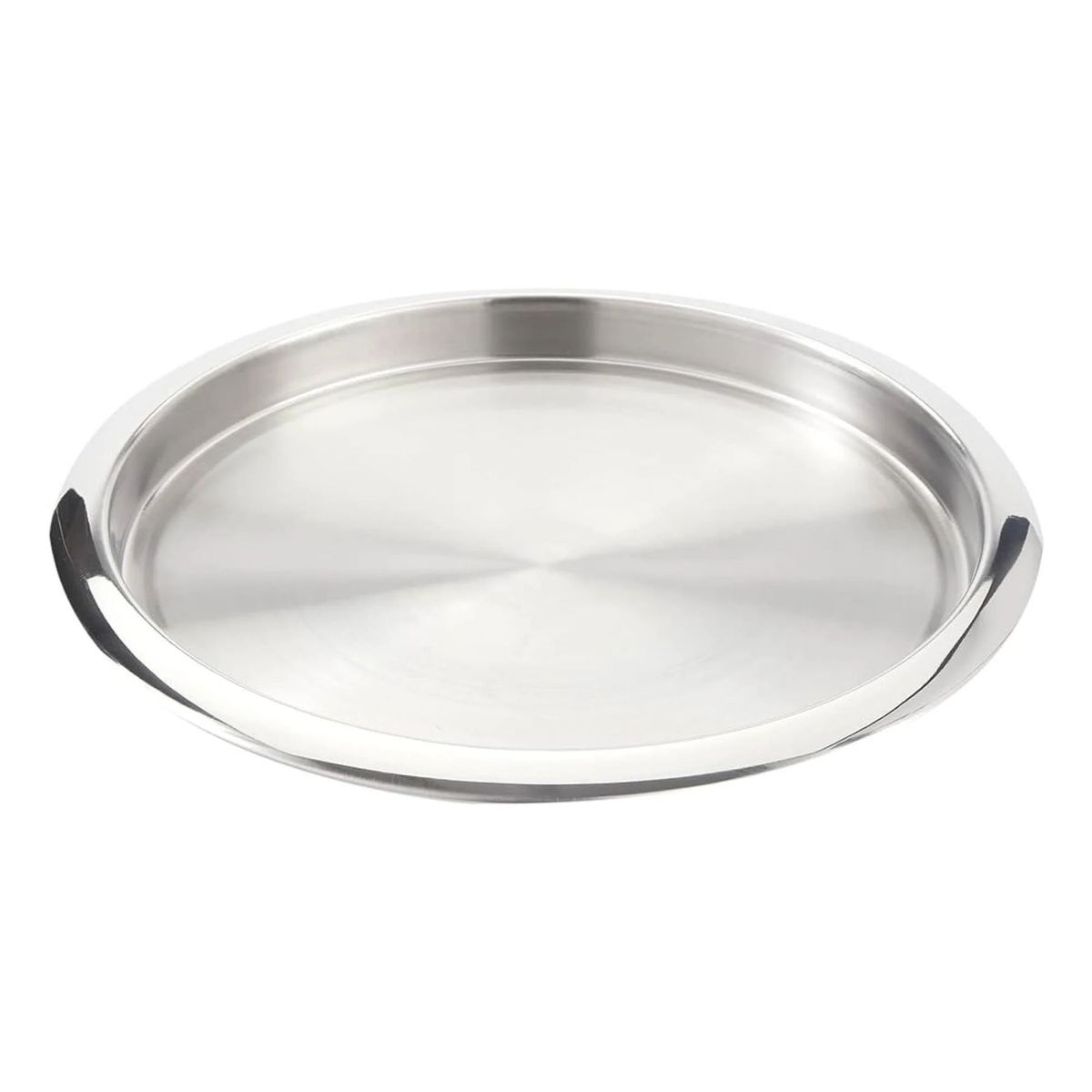 CUINER - Bandeja Redonda Acero Inoxidable 35cm