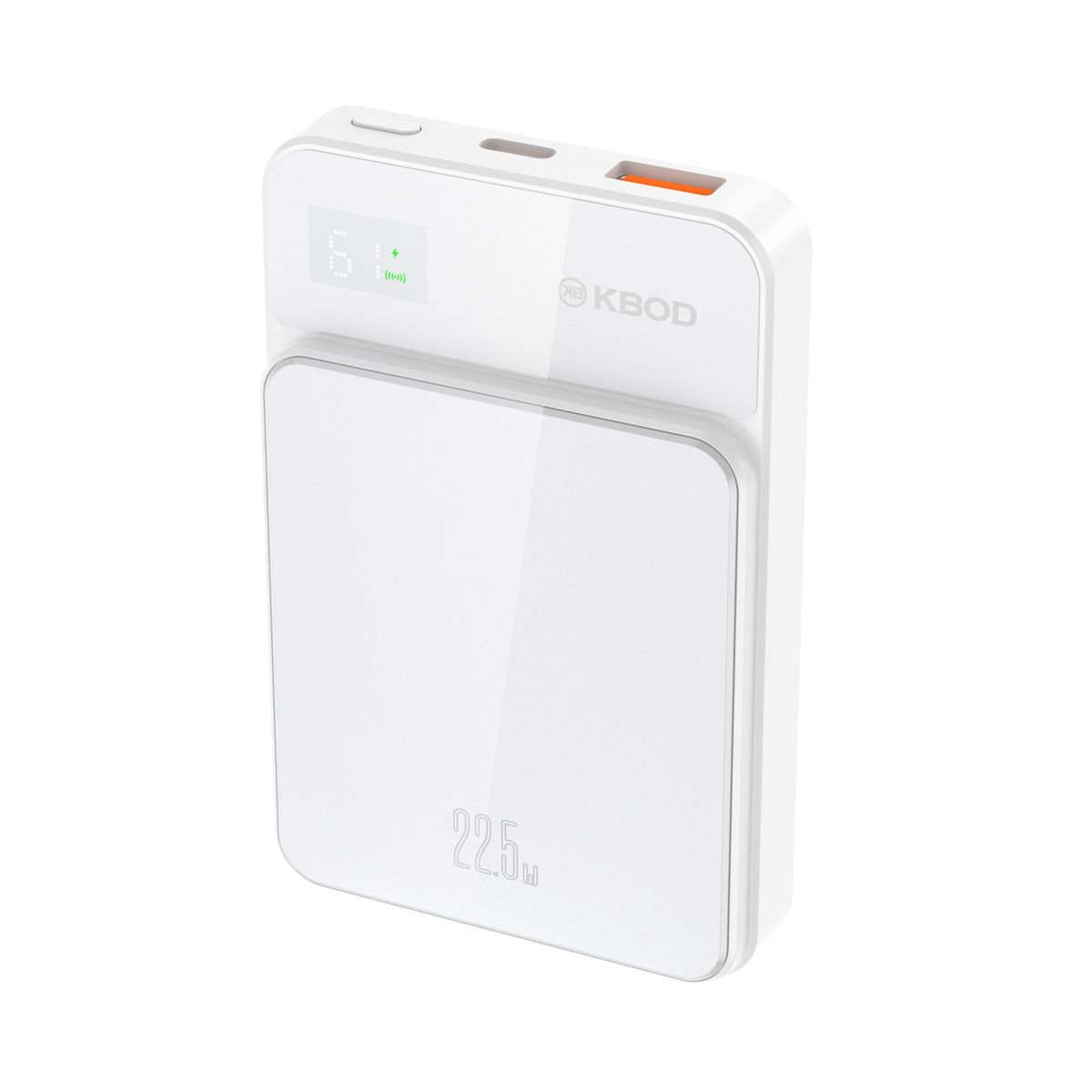 KBOD - Batería Power Bank Magnética 5000mah Con Magsafe Kbod PW-10 Blanco