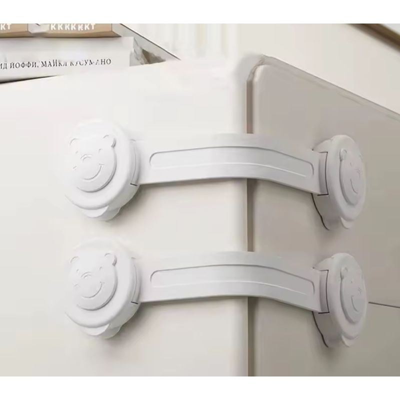 GENERICO - Pack 4 Seguros Niños Puerta/cajones/refrigerador