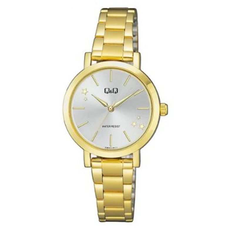 QYQ - reloj qyq q893j011y mujer analogo metal dorado