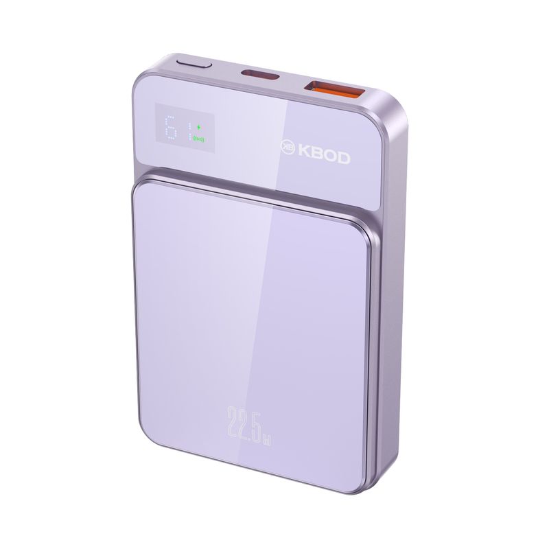 KBOD - Batería Power Bank Magnética 5000mah Con Magsafe Kbod PW-10 Lila