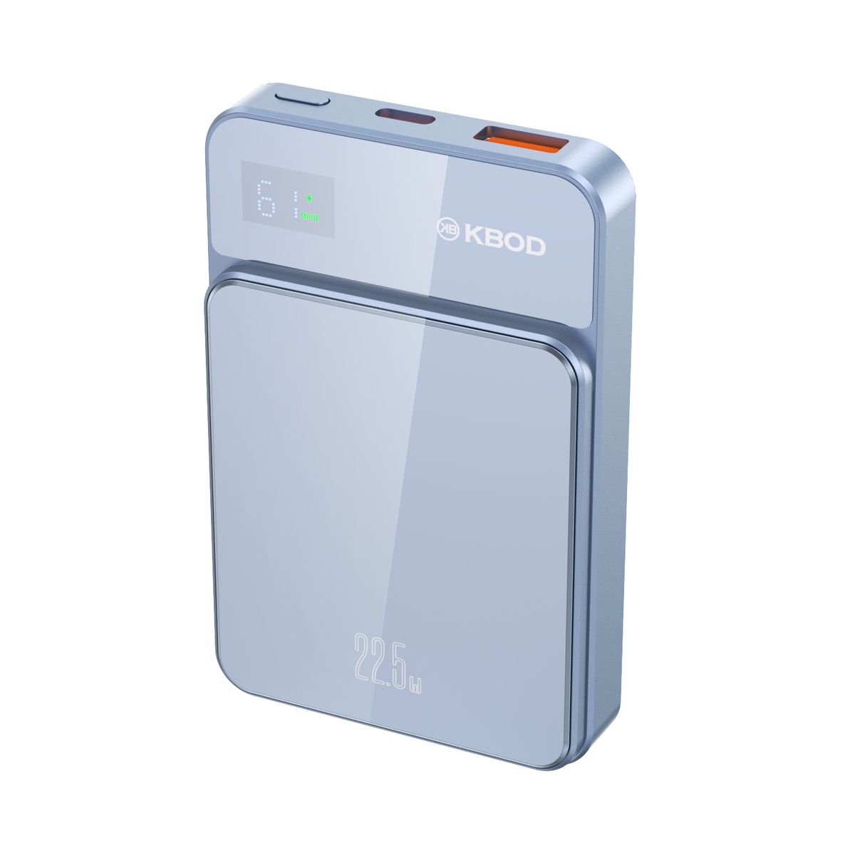KBOD - Batería Power Bank Magnética 5000mah Con Magsafe Kbod PW-10 Azul Claro