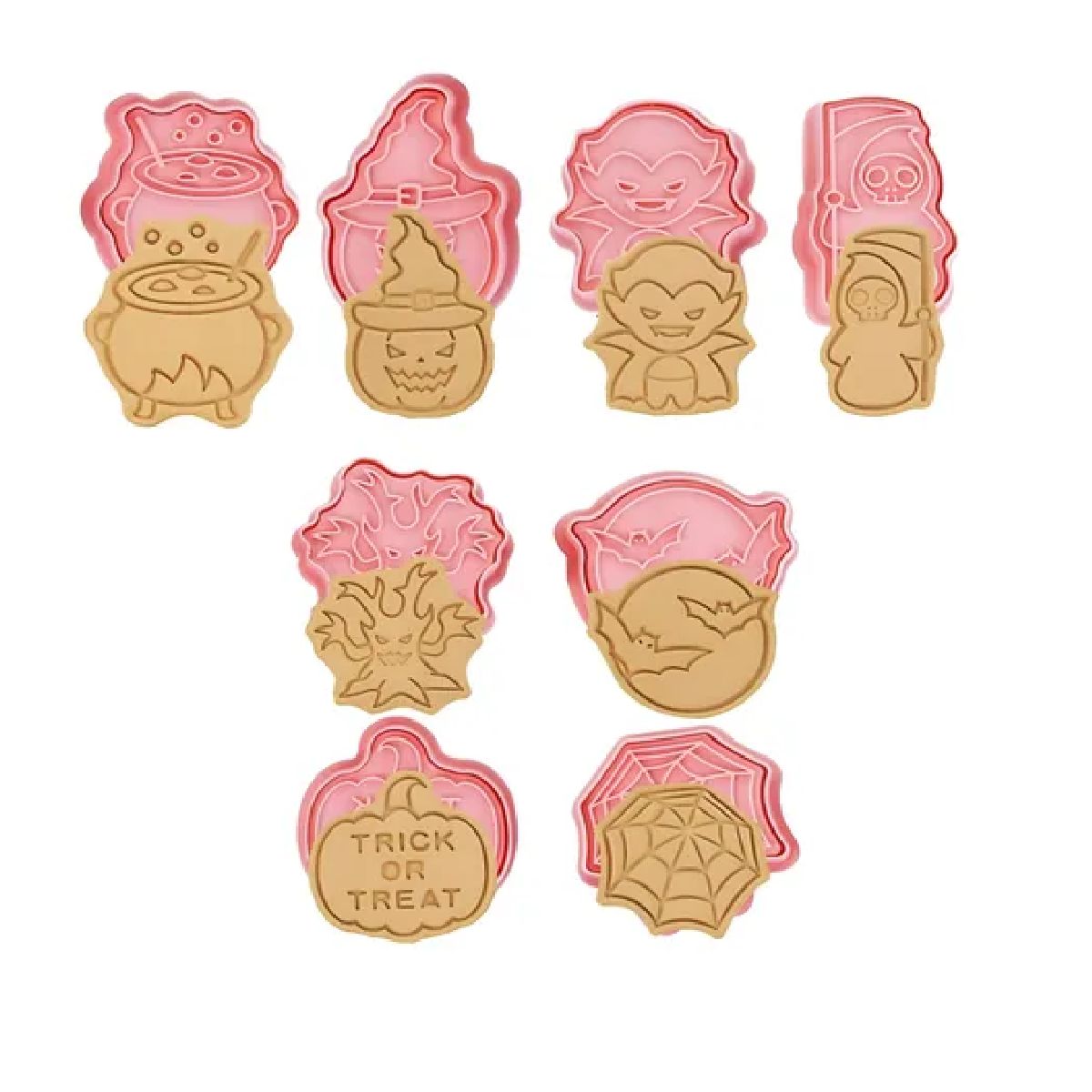 PASTELERIUSCL - 8 Moldes Para Galletas Cortadores De Galletas De Halloween Moldes Galletas Fantasma Cortador Galleta
