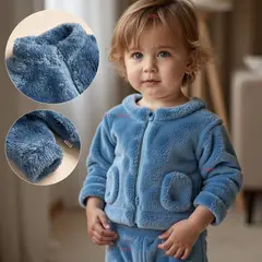 JUMP KIDS - Conjunto Frizado Polar 2 Piezas Niño Azul