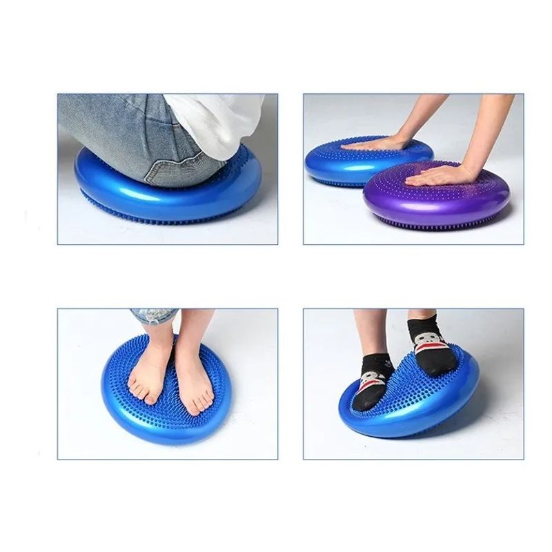 GENERICO - Disco De Balance Y Equilibrio Mini Bosu Erizo Yogaejercicio