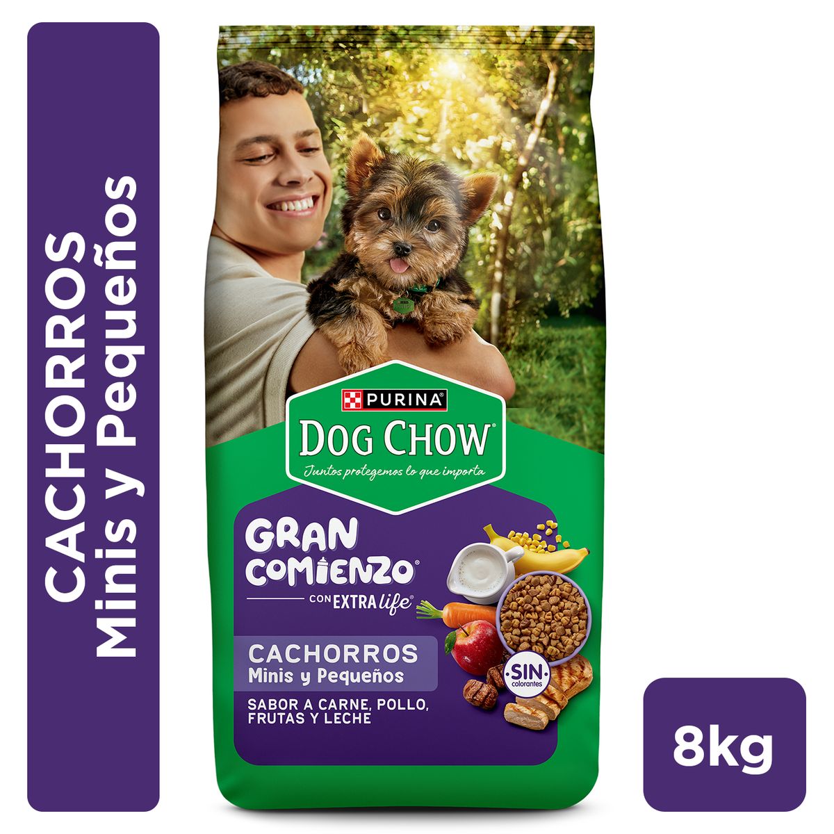 DOG CHOW - Alimento seco para perro DOG CHOW® GRAN COMIENZO® Cachorros Minis y Pequeños Carne y Pollo 8kg