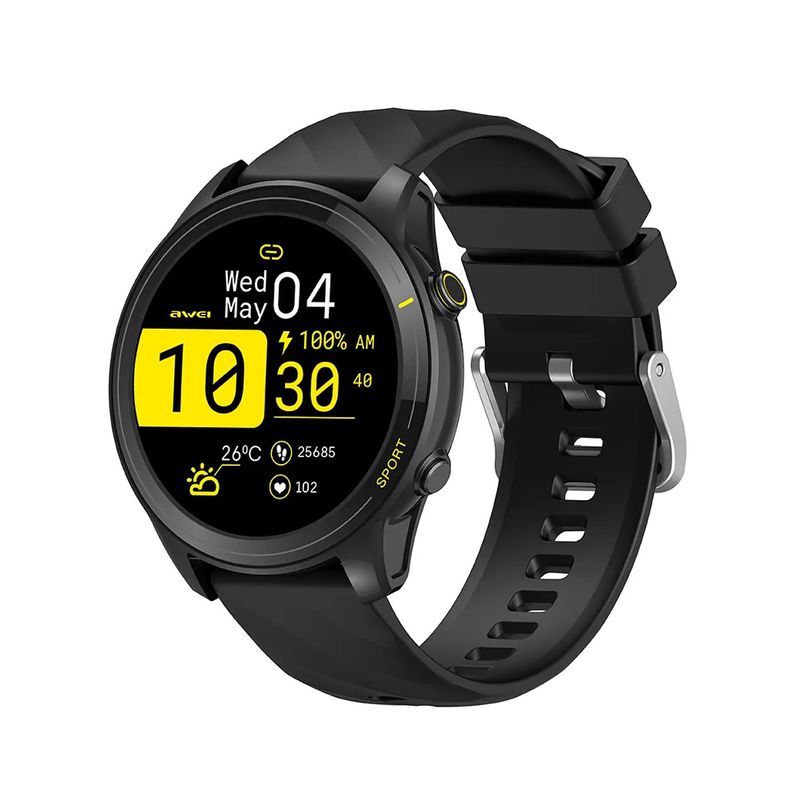 AWEI - Reloj Inteligente Smartwatch para Hombre Awei H36 Negro
