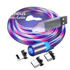 GENERICO - Cable De Carga Para Celular 3 en 1 Tipo C compatible para Iphone