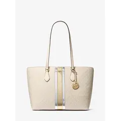 MICHAEL KORS - Cartera de hombro Sheila grande Color Vainilla metalico