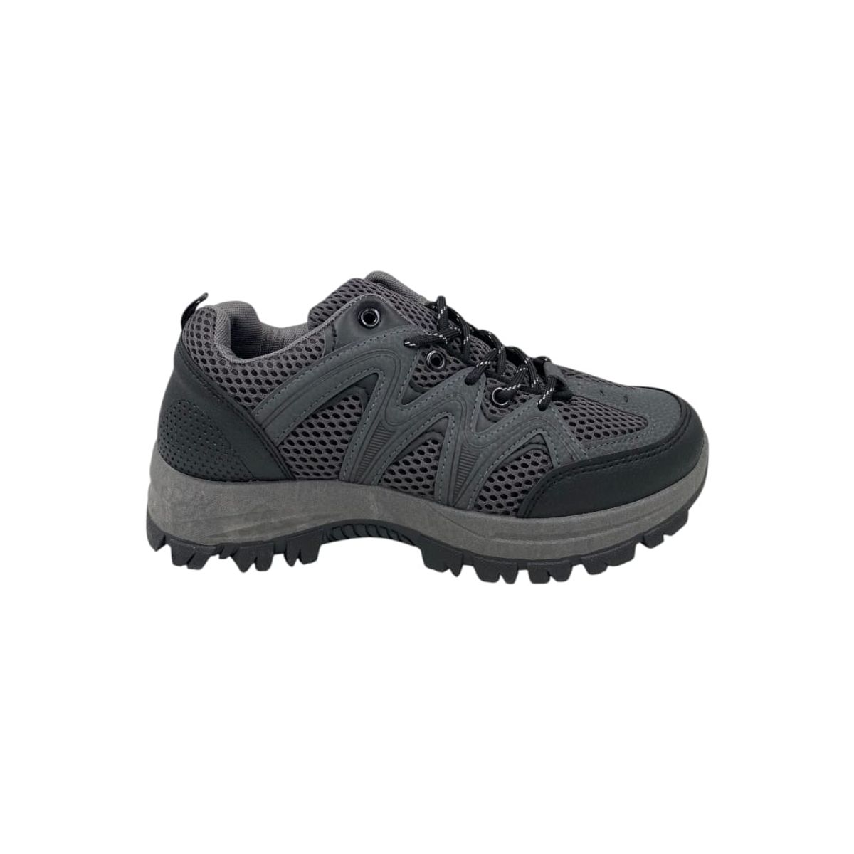 HERIEL - Zapatilla Negra Outdoor Mujer
