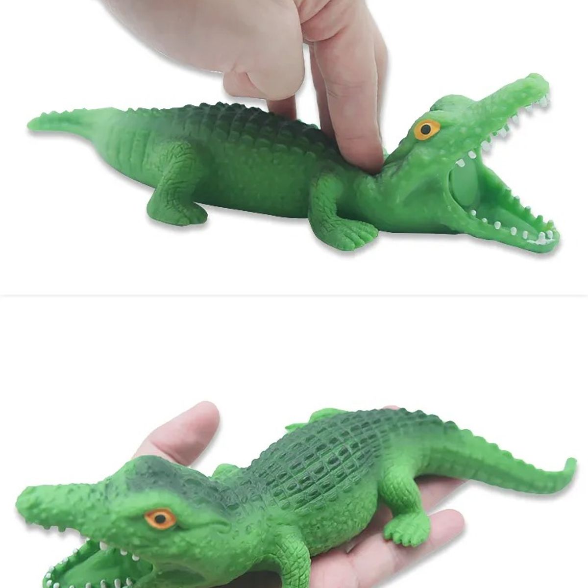 GENERICO - Squishy De Arena De Cocodrilo Realista Juguete Antiestres