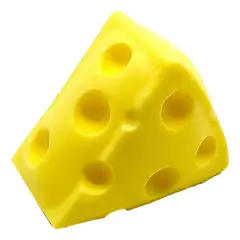GENERICO - Juguete Queso Squishy Antiestrés Para Niños Y Adultos Color Amarillo