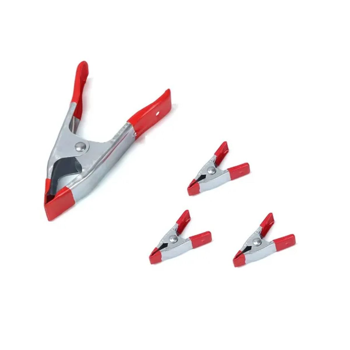 GENERICO - Set Pinzas Con Resorte Abrazadera Carpintería 6 Y 2 In 4 Pcs