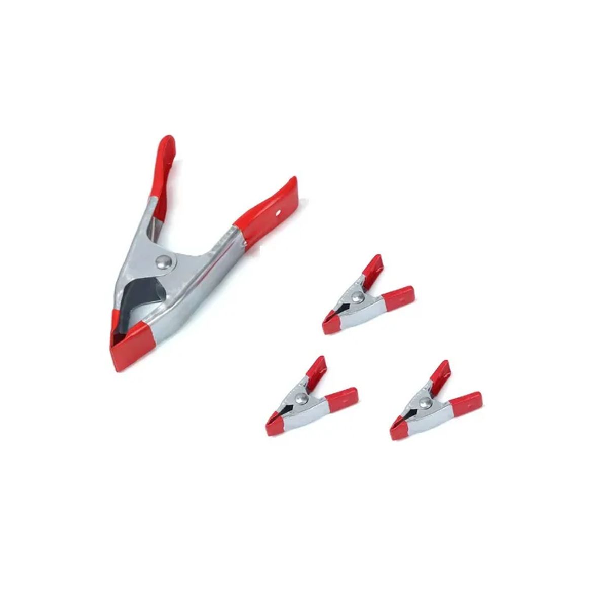 GENERICO - Set Pinzas Con Resorte Abrazadera Carpintería 6 Y 2 In 4 Pcs