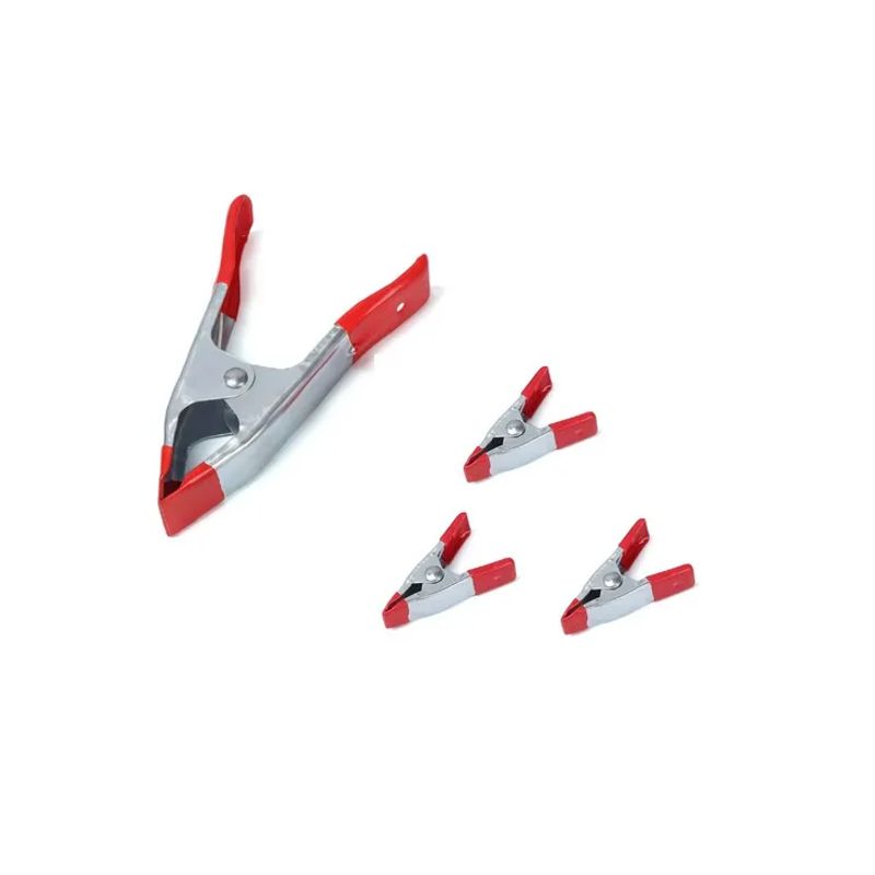 GENERICO - Set Pinzas Con Resorte Abrazadera Carpintería 6 Y 2 In 4 Pcs