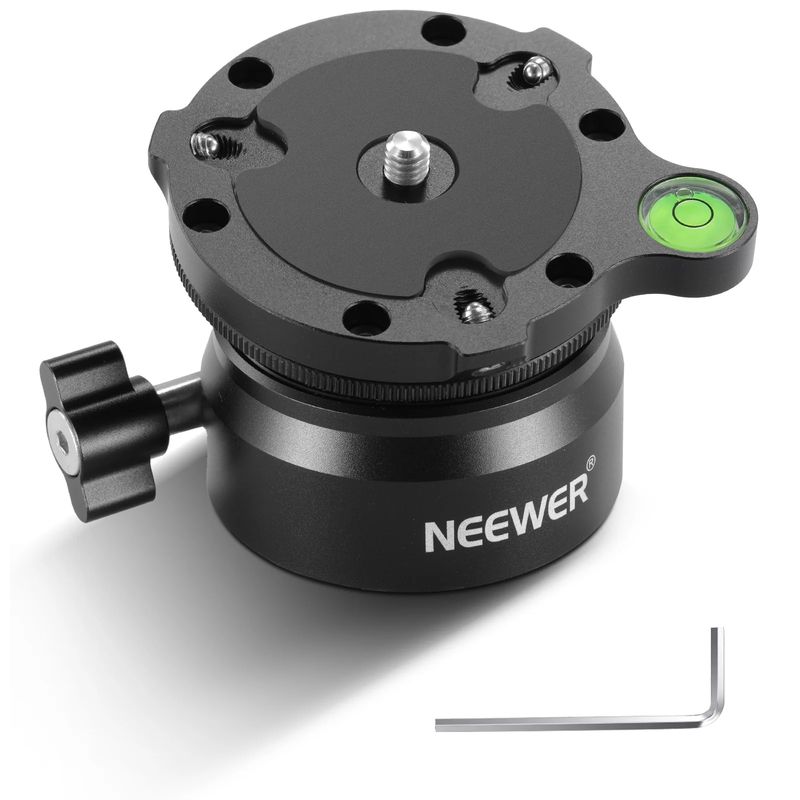 NEEWER - Base niveladora de trípode NEEWER GM15 Nivelador de cámara