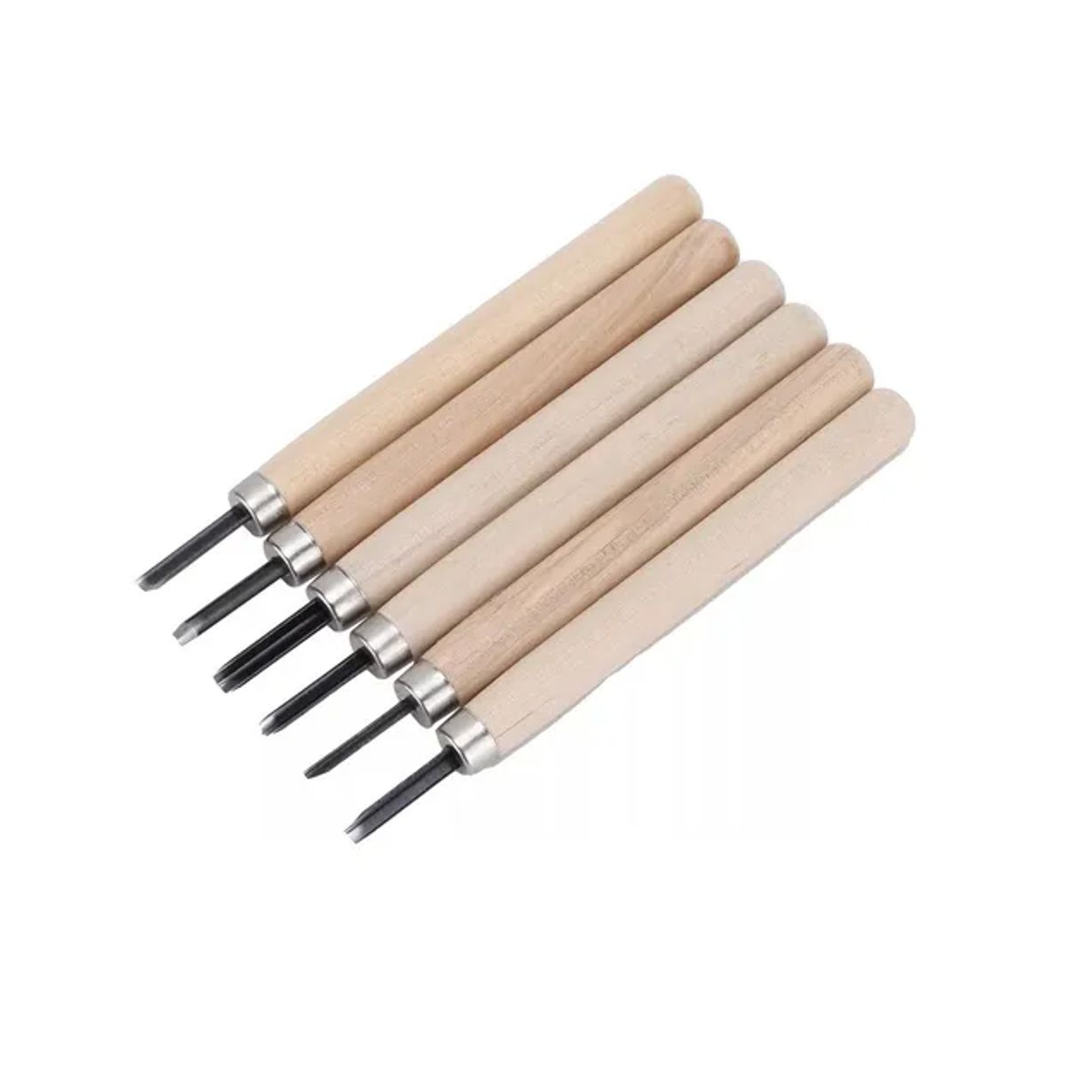 GENERICO - Kit De Cinceles Para Tallar Madera Cuchillos Tallar 6 Pcs