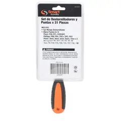 SMART TOOLS - Destornillador Puntas Intercambiables 31 Piezas