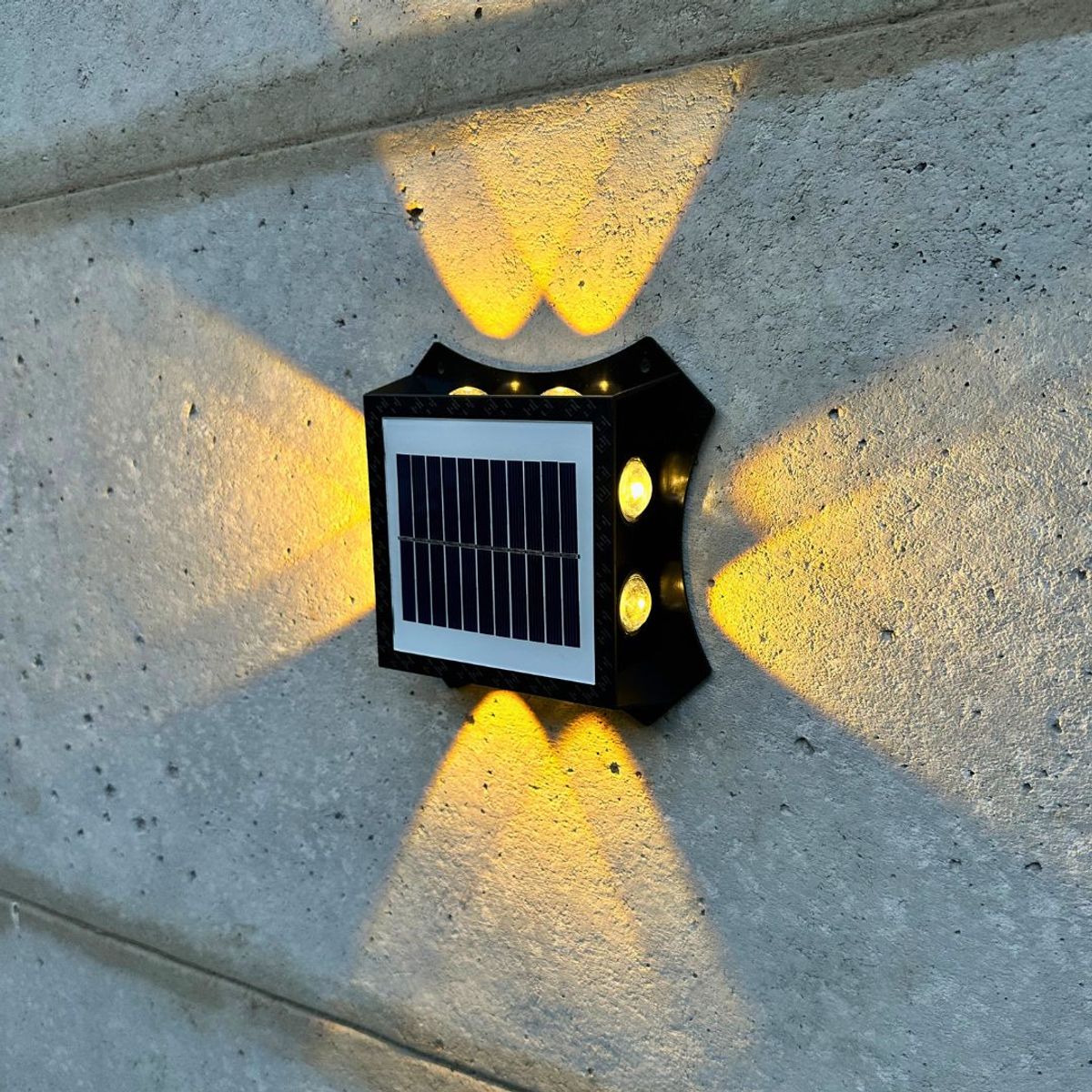 GENERICO - Apliqué 360 Solar Premium - 8 Luces IP65