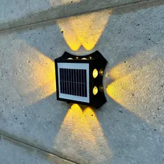 GENERICO - Apliqué 360 Solar Premium - 8 Luces IP65