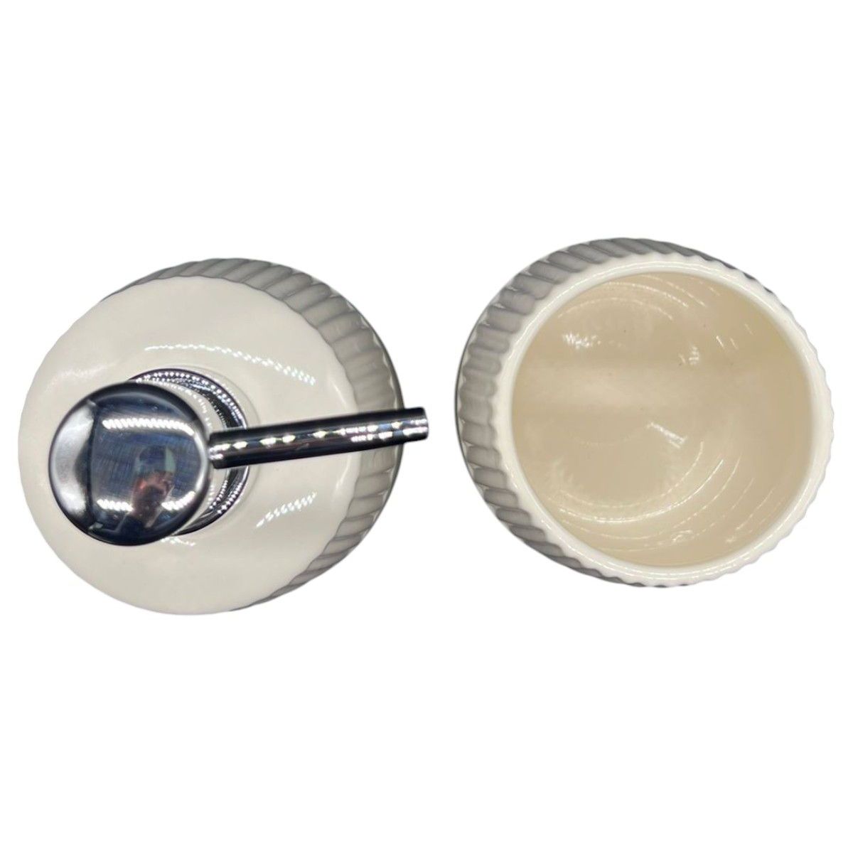 OEM - Set De Baño 2 Piezas Ceramica Jabon Porta Cepillo Crema